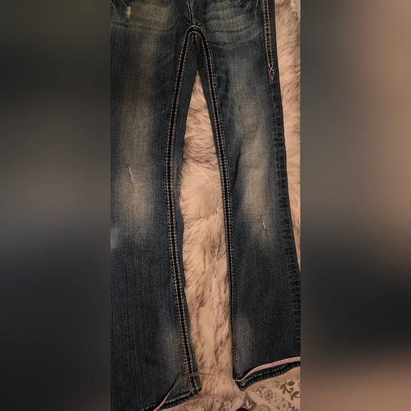 Rock Revival Liberty Bootcut Jeans Size 27 - Picture 3 of 11